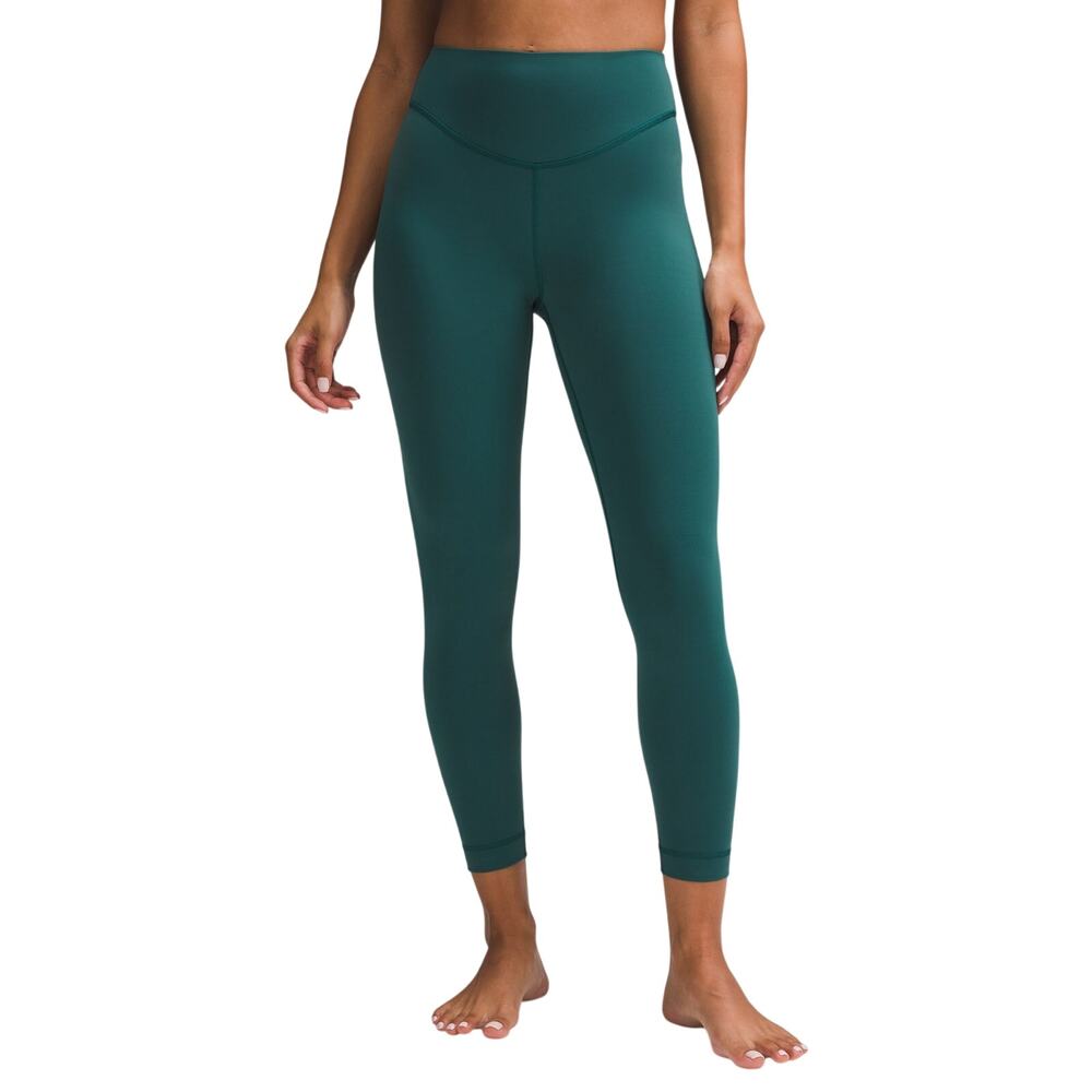 Lululemon Sleek Teal Wunder Under Smoothcover High Rise Leggings Size 2